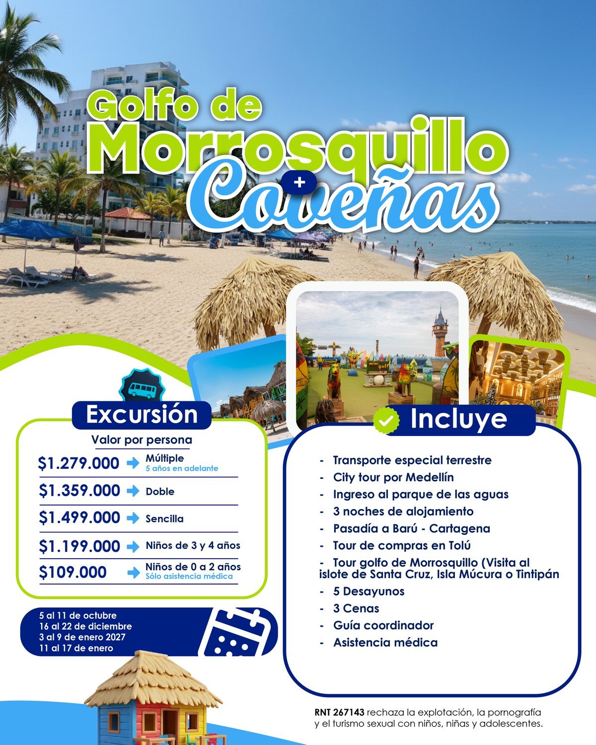 Excursión Golfo de Morrosquillo y Coveñas